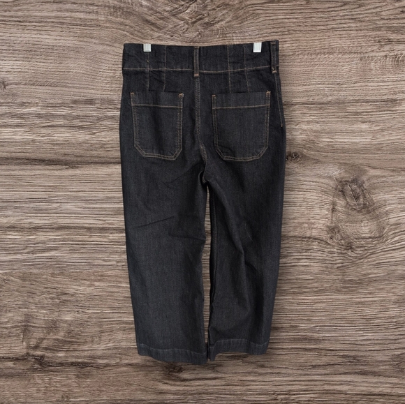 The Colette Cropped Wide-Leg Jeans by Maeve - Picture 5 of 6